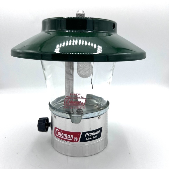 Vintage Coleman Model 5107 Single Mantle Propane Gas Lantern Missing Parts - Picture 11 of 12